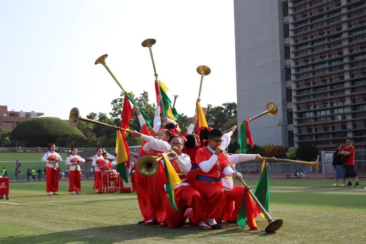 金門縣中正國小鼓吹隊已連續10年在全國比賽中拿到優勝。翻攝中正國小臉書