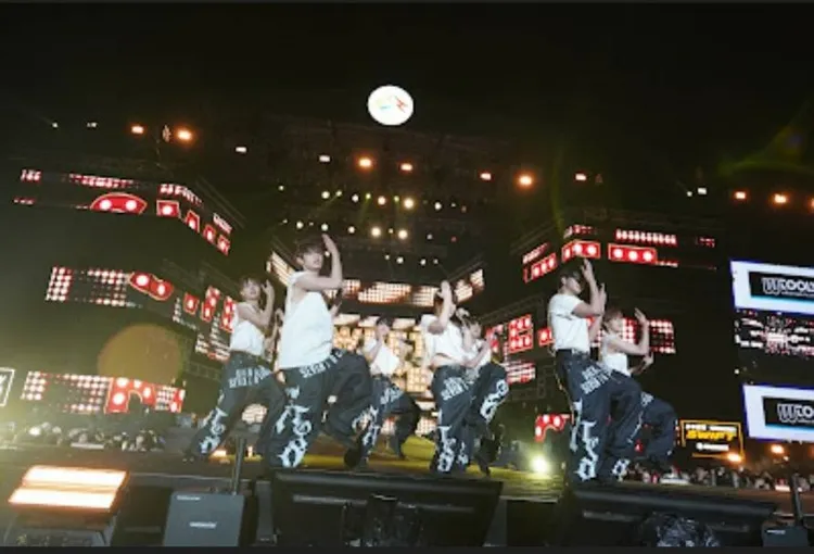 「SEVEN TO EIGHT」成團1個月後獻出跨年處男秀。三立提供