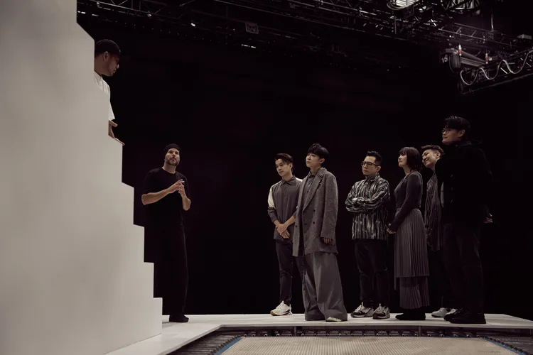 尤安尼特別替蘇打綠團員設計專屬動作。緒風提供