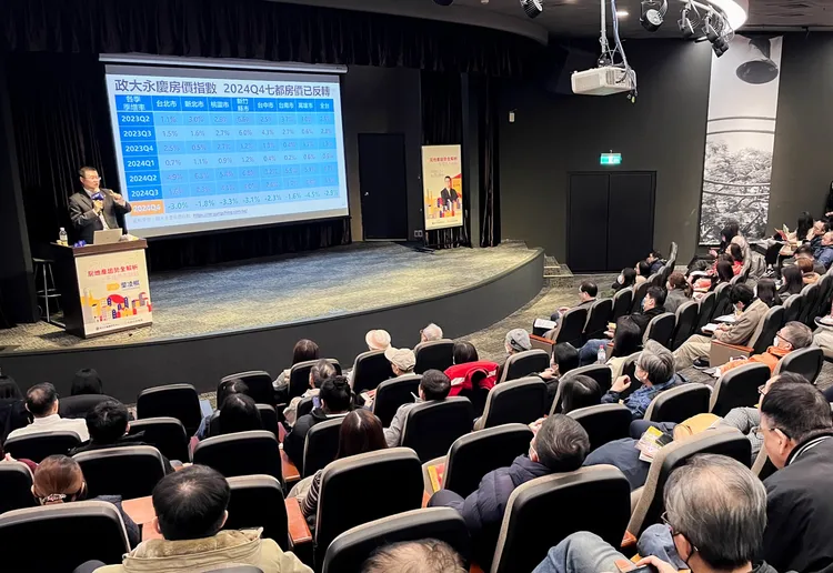 政大永慶房價指數數據顯示，受到銀行房貸緊縮和央行選擇性信用管制影響，2024第四季房價已經出現下跌。永慶房產集團提供