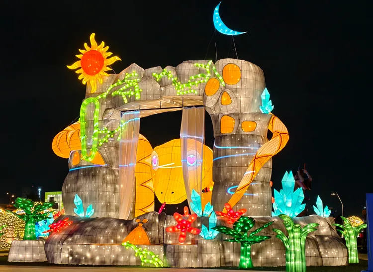 新北燈會主燈。民政局提供