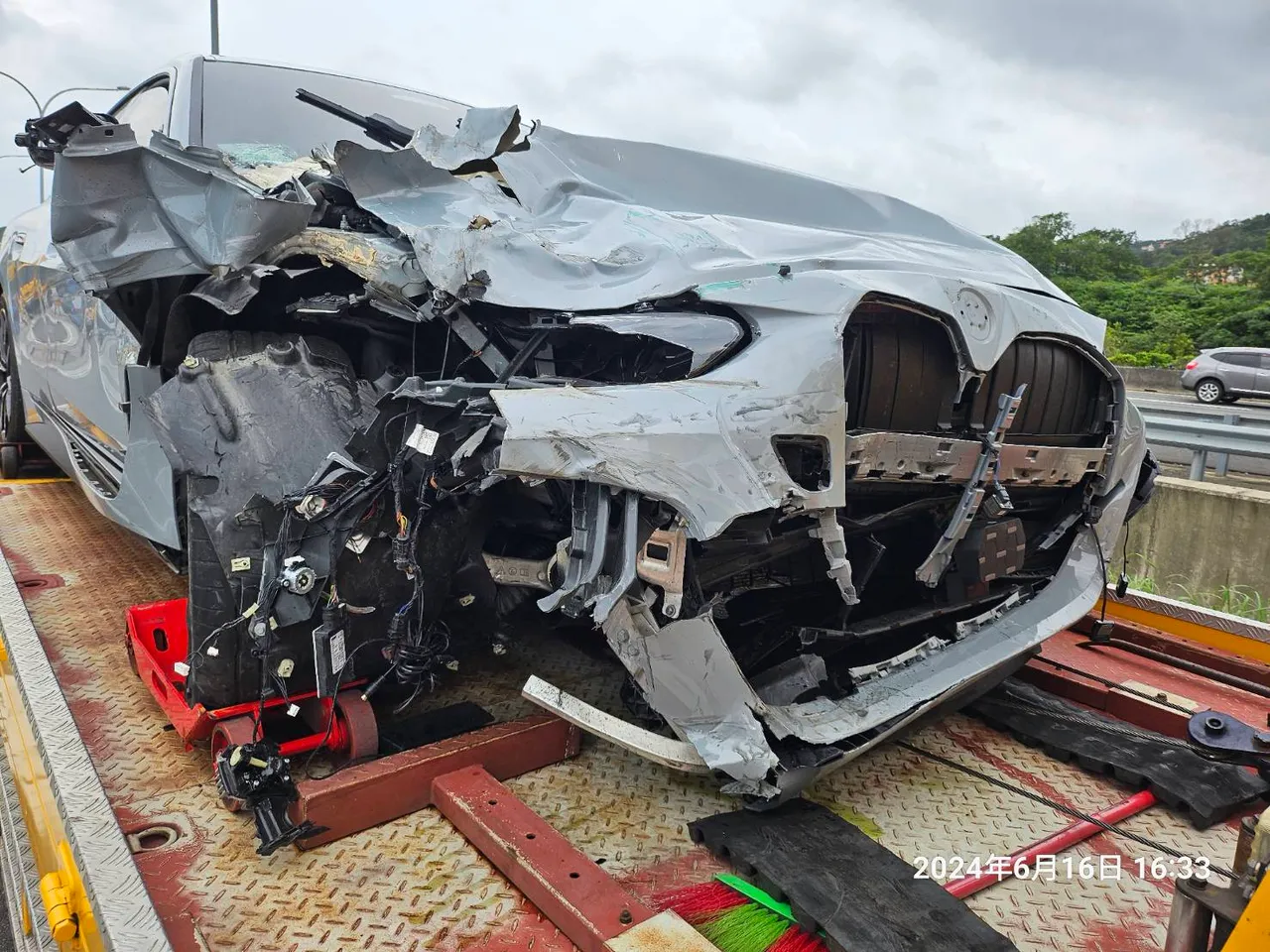 楊梅休息站火燒車4死詭異！同一地點2年4件車禍共4死10傷｜壹蘋新聞網