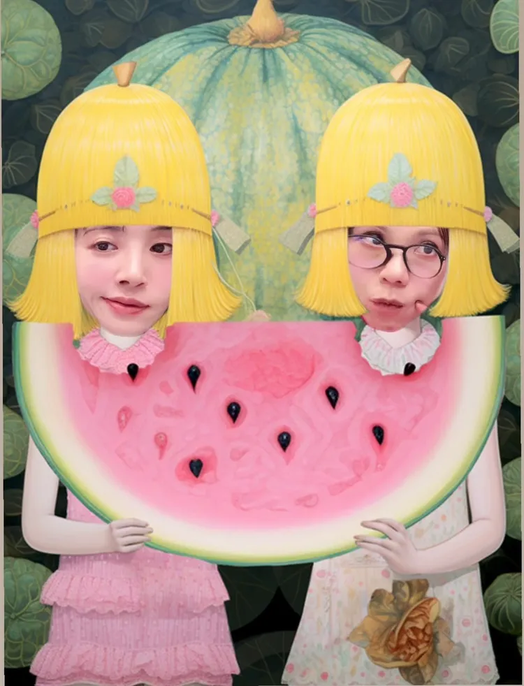 蔡健雅曬出跟蔡依林的逗趣照片。翻攝蔡健雅IG限動