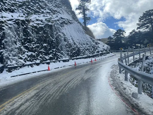 合歡山恐結冰今晚封閉路段 明春節連假首日北部大雨