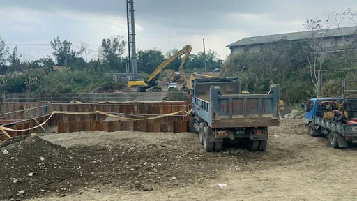 花蓮193縣道擴寬工程工安意外 1男遭大貨車輾斃