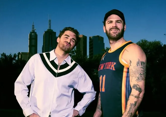 老菸槍雙人組3月在大佳河濱公園開演唱會，是他們第2次來台開唱。翻攝老菸槍雙人組IG