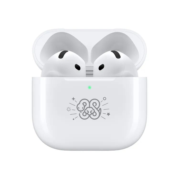 Apple台灣正式推出蛇年特別款AirPods 4。Apple提供