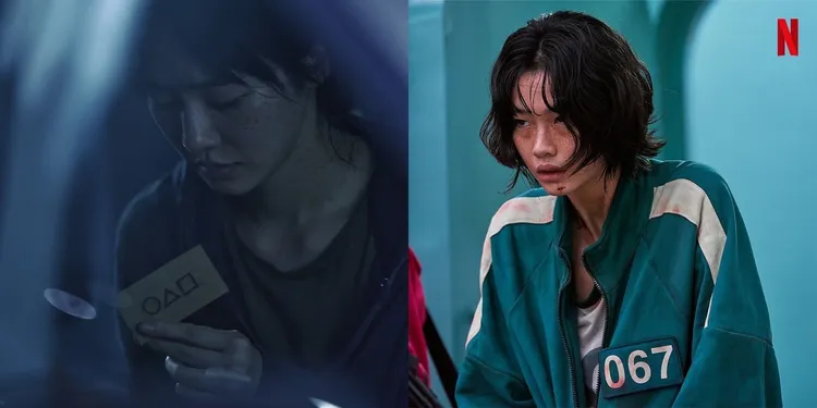 朴圭瑛（左圖）親解自己飾演的姜霞，以及鄭好娟第1季飾演的姜曉的名字涵義。Netflix提供