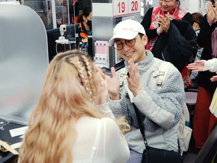 黃云歆結婚了，浩子當證婚人。翻攝黃云歆FB