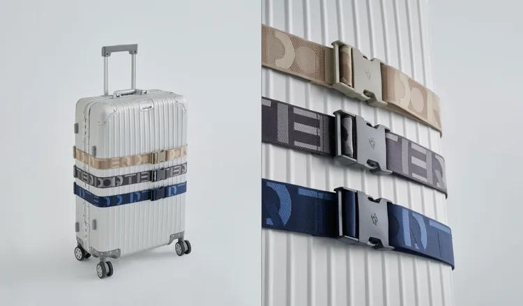 PORTER端出質感配色的行李束帶作為滿額贈。品牌提供