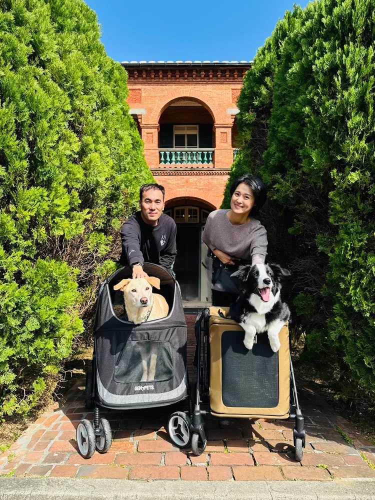 淡水古蹟博物館新春期間開放4天可帶寵物入園，一起創造美好回憶。館方提供