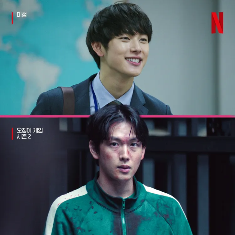 任時完在《未生》（上圖）飾演主角張克萊，《魷魚遊戲2》成為要女友墮胎的渣男。翻攝Netflixkr IG