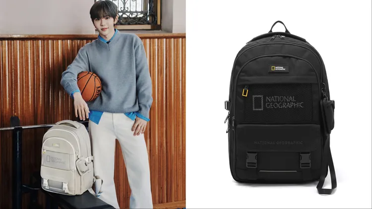 將太郎搭配LODY後背包，5680元。品牌提供