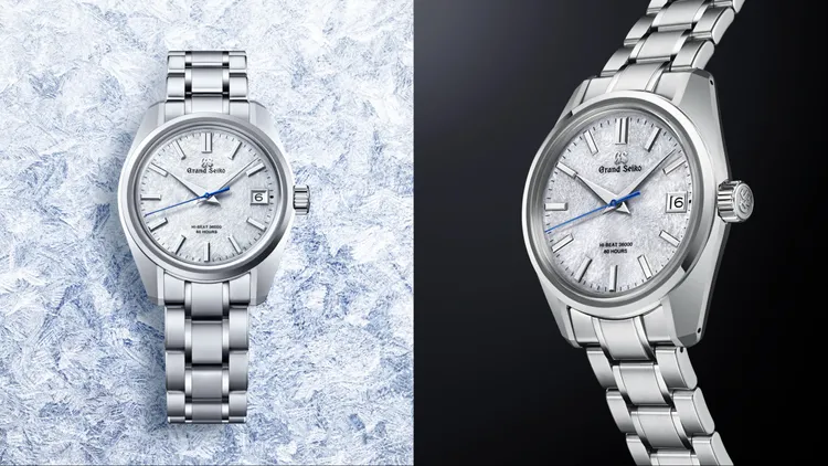 Grand Seiko以「融雪」為靈感打造出SLGH013，28萬元。品牌提供