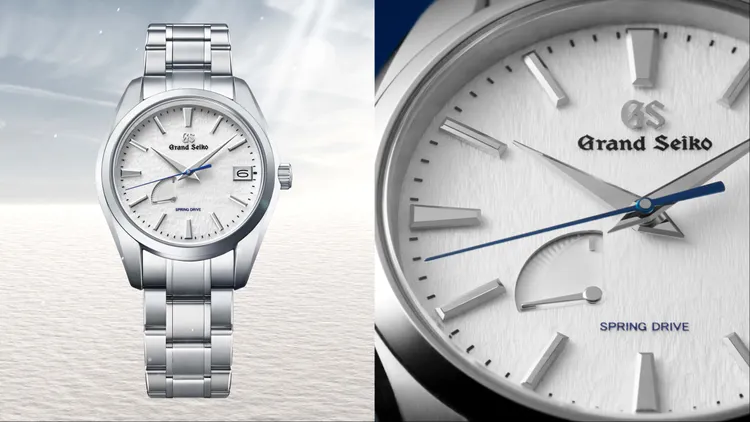 Grand Seiko SBGA211細膩呈現雪地美景，19萬5000元。品牌提供