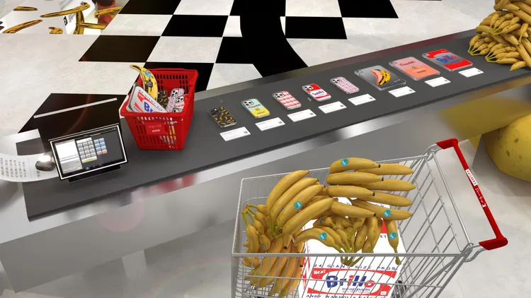 融合Andy Warhol經典《金寶湯罐頭》與《香蕉》圖像打造充滿藝術氛圍的沉浸式體驗。CASETiFY提供