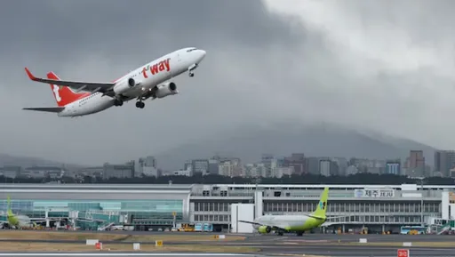 濟州島下起暴風雪!機場航班被迫大規模取消 影響人數恐超過萬人