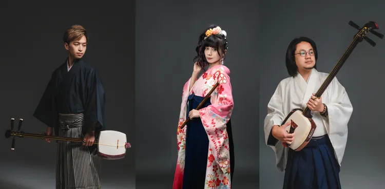 日勝生加賀屋新春序曲：三味線x笛子x二胡。業者提供