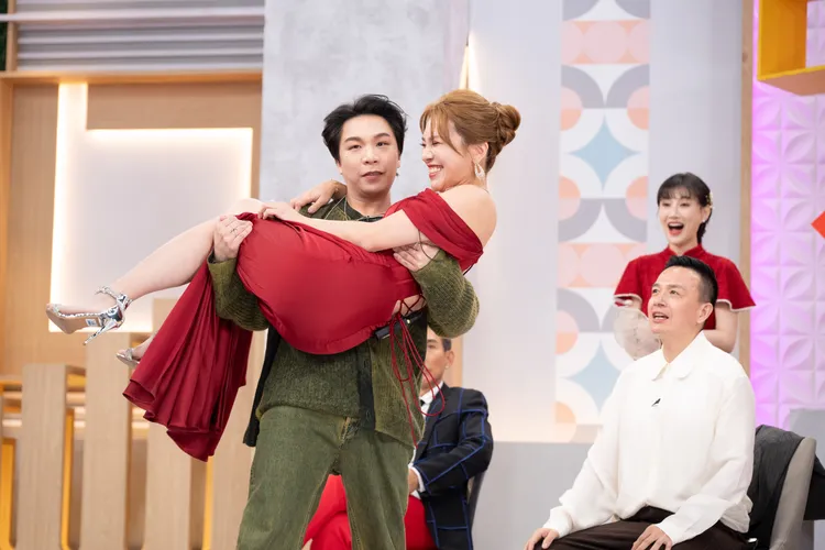 派翠克、小優獲頒「最佳曖昧CP」。東森綜合提供