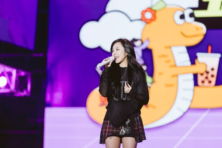 MAMAMOO輝人獨家獻唱台中跨年。三立提供