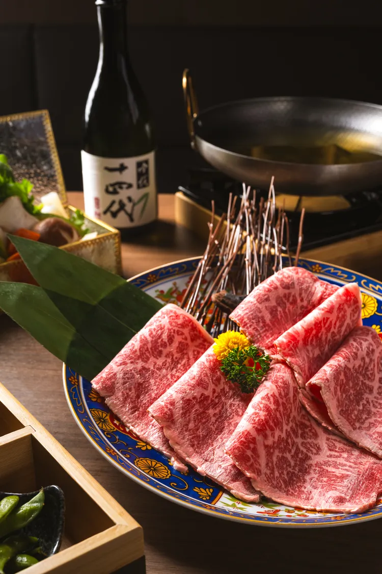 特選日本 A5 黑毛和牛鍋。業者提供