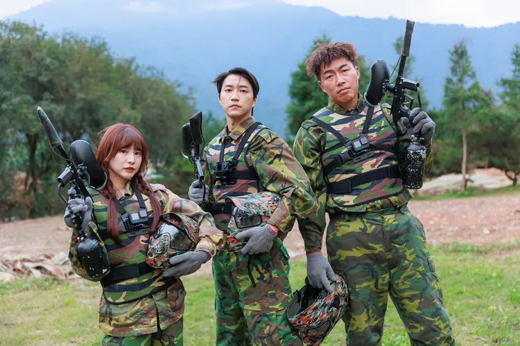 孟潔（左起）、江宏傑、郭泓志。好看娛樂提供　