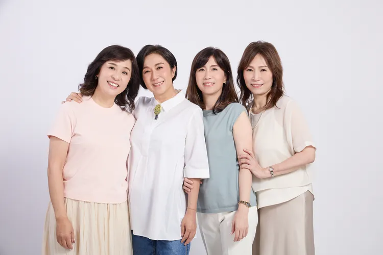 金韻四小難得聚首，參加民歌五十。圖／中華音樂人交流協會提供