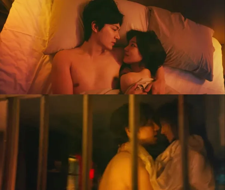 李敏鎬劇中跟富家女韓知懚天雷勾動地火一夜情。翻攝Netflix