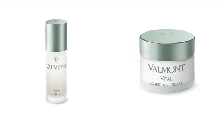 VALMONT甦活新肌再生精華30ml／8700元、再生眼唇霜15ml／6800元
