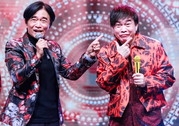 吳宗憲登中視除夕節目笑虧康康。中視提供