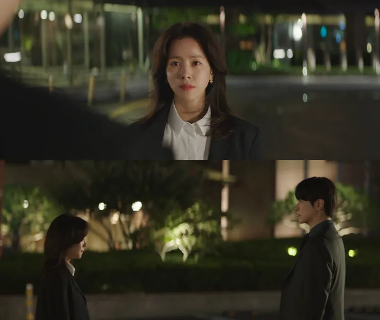 韓志旼第7集直球向李浚赫告白「我喜歡你」。翻攝Hami Video