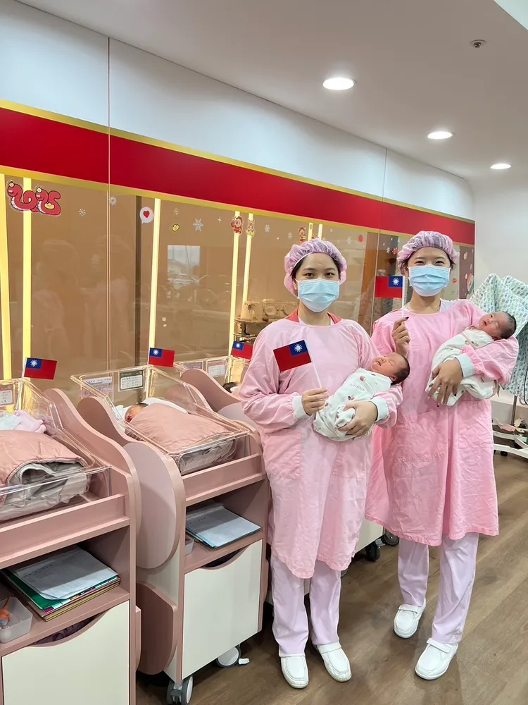 秉坤婦幼醫院已接生8位元旦寶寶。秉坤婦幼醫院提供
