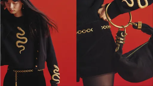 Chloé新春系列金蛇纏身! 蜿蜒小蛇攀上袖口、手環包添貴氣
