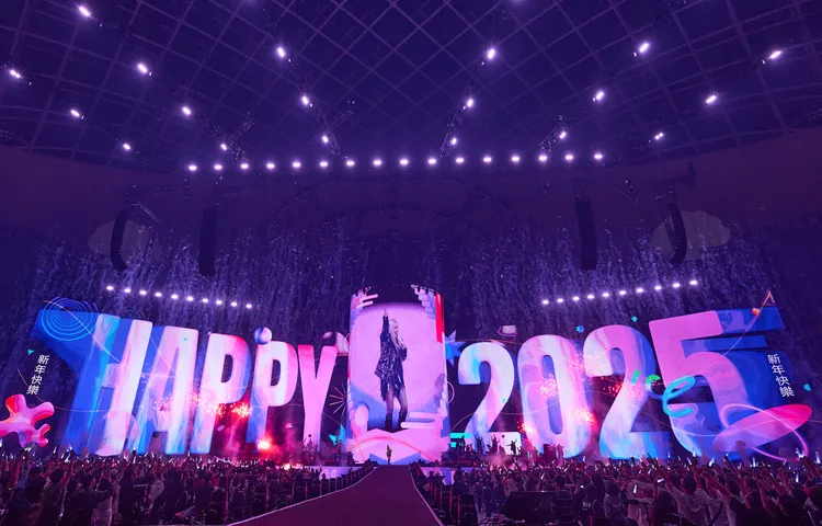 張惠妹喜迎2025年。聲動娛樂提供