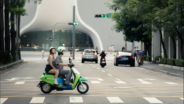 WeMo共享機車服務從台北市起步，現在已涵蓋雙北、台中、台南與高雄等全台五都。翻攝WeMo官網