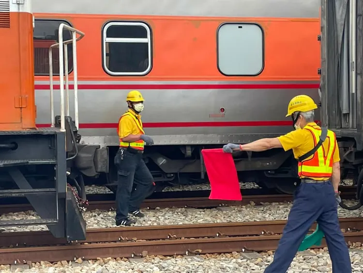 基隆七堵調車場。翻攝自台鐵臉書