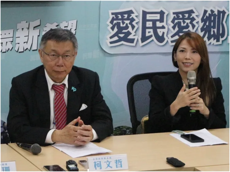 民眾黨團主任陳智菡在內部討論木可案時，提到「死棋」說。資料照片