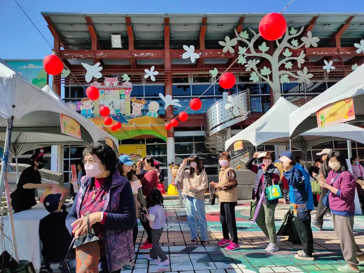 天光迎財神新春市集示意圖。客家局提供