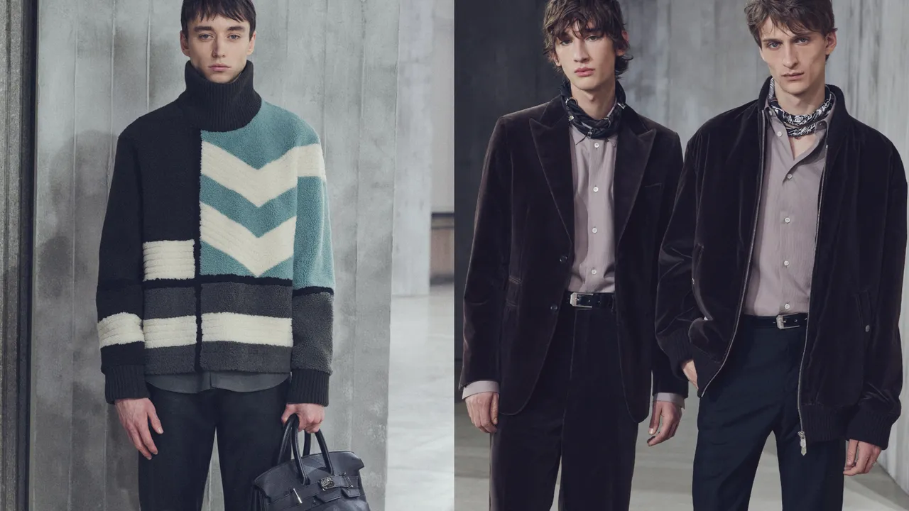 愛馬仕2025秋冬男裝。品牌提供