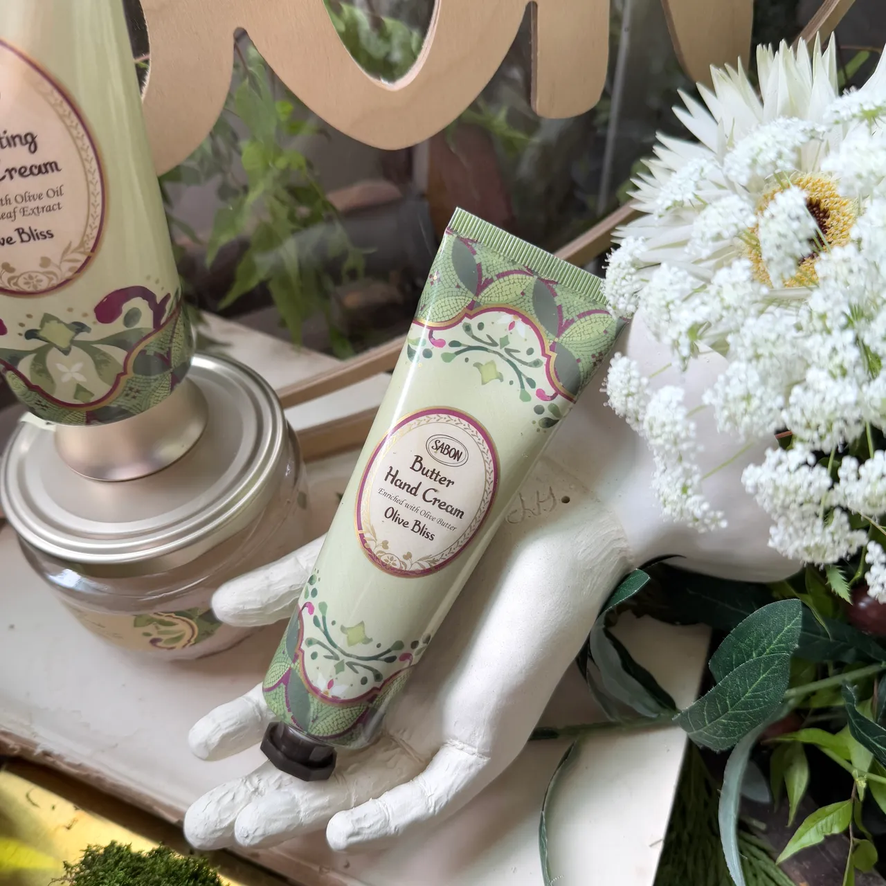 SABON盛宴橄欖極潤護手霜,75ml/990元。張家玲攝