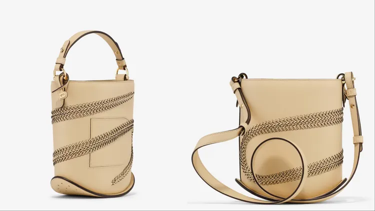 Pin Mini Bucket採用Enlaced裝飾工藝作為點綴。品牌提供