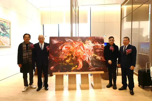 藝術大師陳釙贈畫展揭幕 三重躍上國際藝文舞台