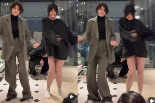 梧桐妹下衣失蹤揪賈靜雯熱舞　修杰楷終於有版面一家團圓了