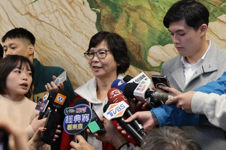 民眾黨中央委員蔡壁如。記者李俊毅攝