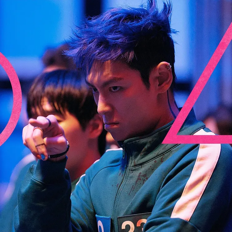 T.O.P在《魷魚遊戲2》飾演嗑藥的前嘻哈歌手。翻攝魷魚遊戲IG