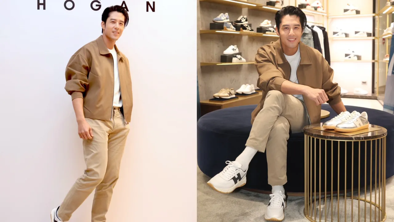 胡宇威出席HOGAN春夏新品預覽活動。攝影中心攝