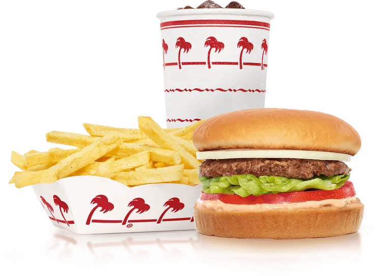 In-N-Out 漢堡。