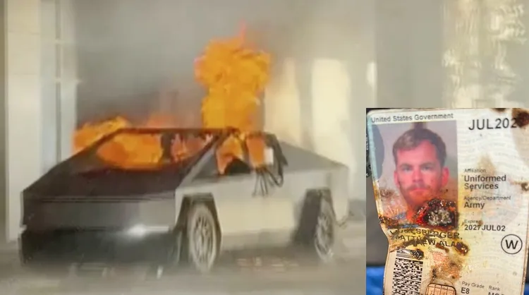 美國現役特戰部隊綠扁帽成員利弗斯伯格在特斯拉Cybertruck內自爆身亡。美聯社