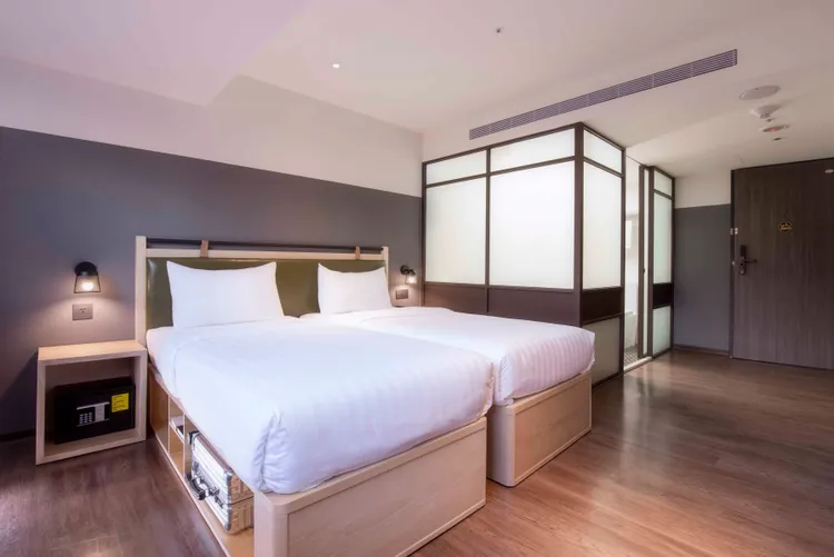 Klook指定飯店下殺不到2千元！「城市商旅台北站前館」距離年貨大街迪化街步行僅10分鐘。業者提供