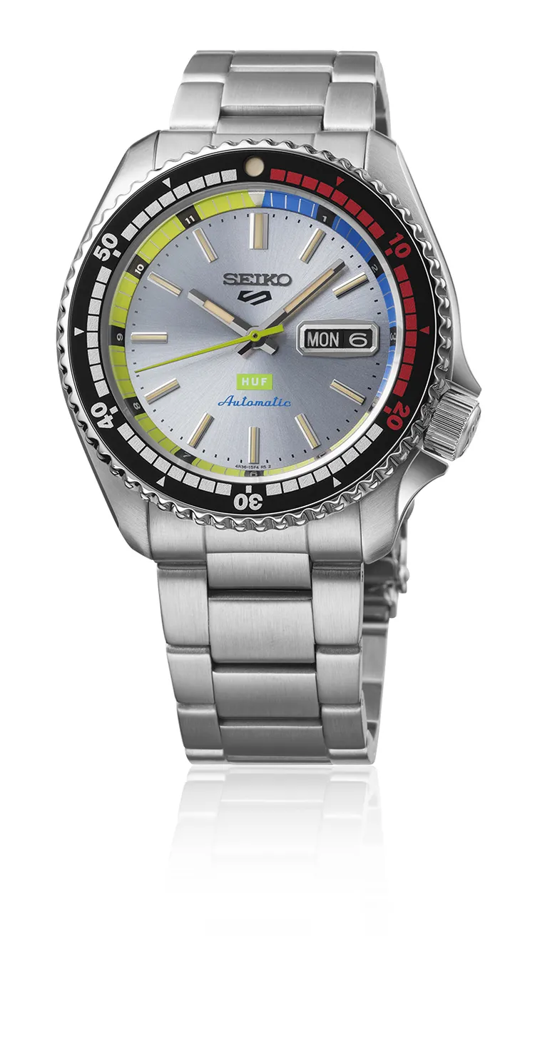 SEIKO x HUF聯名錶SRPL33K1，1萬3500元。品牌提供